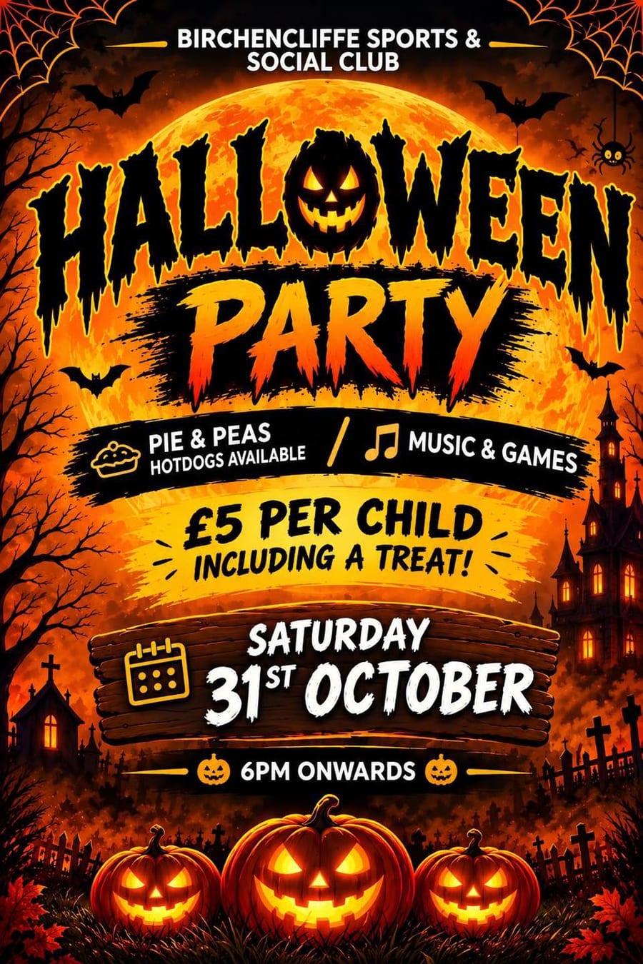 Halloween Party event poster